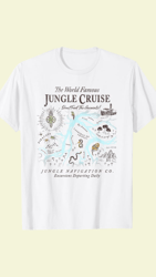 Disney Jungle Cruise World Famous Excursions Departing Daily Short Sleeve T-Shirt