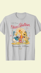 Disney The Three Caballeros Donald Duck Vintage Distressed T-Shirt