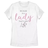 Aristocats Because Im a Lady Womens Tee