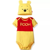 Baby Pooh Bodysuit and Hat Set