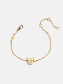 Baublebar Mickey Mouse Disney 18K Gold Plated Sterling Silver & Cubic Zirconia Initial Bracelet