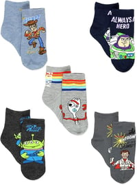 Disney Toy Story 4 Boys 5-Pack Crew Socks