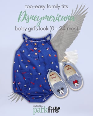 Too-easy Disney family outfit inspiration: Old Navy Disney Americana "Disneymericana" baby  girl's look