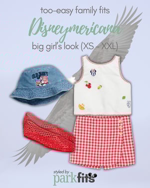 Too-easy Disney family outfit inspiration: Old Navy Disney Americana "Disneymericana" big girl's look