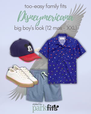Too-easy Disney family outfit inspiration: Old Navy Disney Americana "Disneymericana" big boy's look