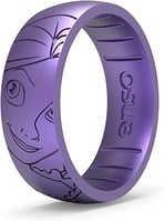 Enso Rings Disney Princess and Villains Silicone Ring - Comfortable and Flexible Design - 6.6mm Wide and 1.75mm Thick