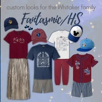 Whitaker Family Christmas Trip custom curated Disney looks: Fantasmic Hollywood glam