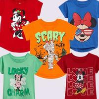 Girls Minnie Mouse Holiday Tees