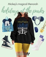 Holidays at the parks Mickey’s Magical Menorah theme park outfit inspiration Hanukkah