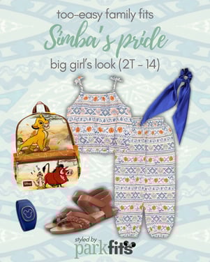 Too-easy Disney family outfit inspiration: Big Girl's Lion King inspired look