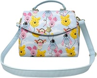 Loungefly Disney Winnie the Pooh Balloon Friends Crossbody Satchel Handbag Purse