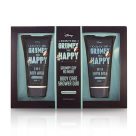 MAD BEAUTY Disney Grumpy Body Care Shower Duo, Cedarwood and Lime Body Wash and After Shave Balm (Each 200 ML), Grumpy Guy No More