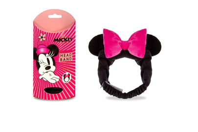 MAD Beauty Disney Minnie Mouse Headband Skincare Makeup Routine