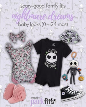 Nightmare Before Christmas inspired theme park look for baby girl/boy