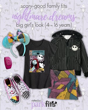 Nightmare Before Christmas inspired theme park look for girl