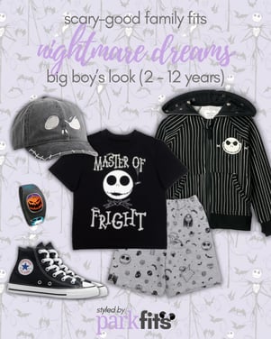 Nightmare Before Christmas inspired theme park look for boy
