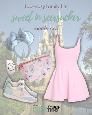 Too-easy Disney family outfit inspiration: Sweet in Seersucker Mom's Look