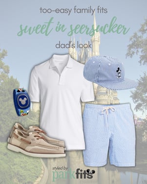 Too-easy Disney family outfit inspiration: Sweet in Seersucker Dad's Look
