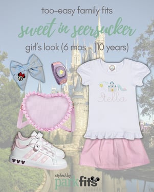 Too-easy Disney family outfit inspiration: Sweet in Seersucker Girl's Look