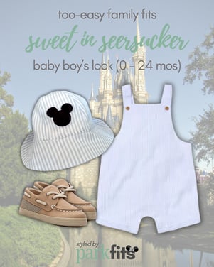 Too-easy Disney family outfit inspiration: Sweet in Seersucker Baby Boy's Look