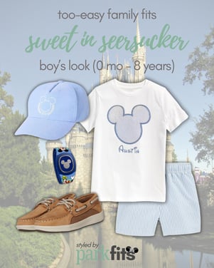 Too-easy Disney family outfit inspiration: Sweet in Seersucker Boy's Look