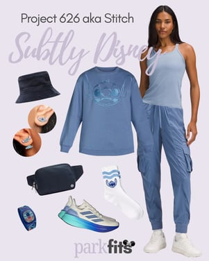 Subtly Disney theme park outfit Stitch inspired