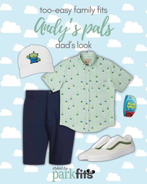 Too-easy Disney family outfit inspiration: Andy’s pals Toy Story dad's look