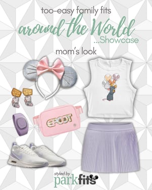 Too-easy Disney family outfit inspiration: Mom's EPCOT World Showcase look