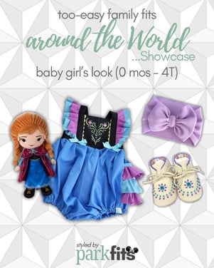 Too-easy Disney family outfit inspiration: Baby Girl's EPCOT World Showcase look