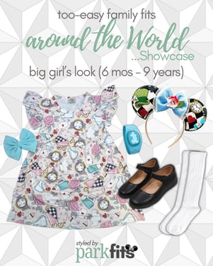 Too-easy Disney family outfit inspiration: Big Girl's EPCOT World Showcase look