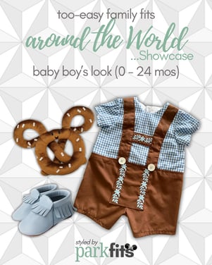Too-easy Disney family outfit inspiration: Baby Boy's EPCOT World Showcase look