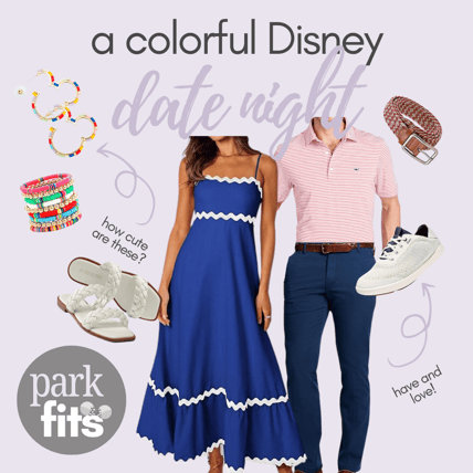 colorful Disney date night