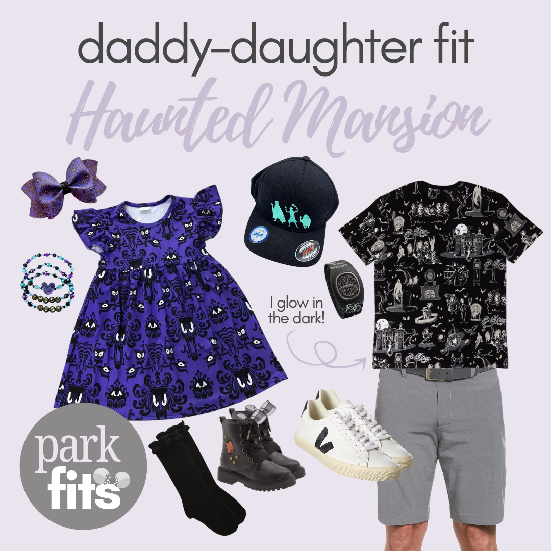 Daddy-Daughter Haunted Mansion coordinating outfit inspiration